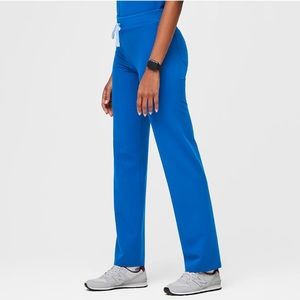 Figs Livingston Basic Scrub Pants scrubs Limited Edition Royal Blue medical S